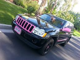 Black And Hot Pink Jeep My Old Pink And Black Jeep I Miss Her Pink Jeep Jeep Cherokee Accessories Black Jeep