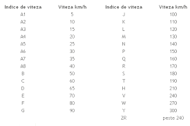 Cam acestea sunt informatiile de care aveti nevoie pentru a comanda cauciucuri. Indicele De Viteza Si Sarcina Sc Gomm Srl