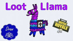 This llama will be cartoonish, so keep in mind the image of a different llama that lives in the real world. How To Draw Fortnite Loot Llama Sketch Book Drawing Videos Drawings