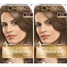 Each time you wash it, the color will fade little by little. Buy L Oreal Paris Superior Preference Fade Defying Shine Permanent Hair Color 6 Light Brown Pack Of 2 Hair Dye Online In Greece B07d9srl9d