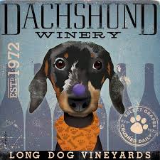 Dachshund Wine Company Artwork Original Graphic Illustration Etsy Dachshund Love Dachshund Dog Dachshund