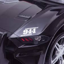 12V Ford Mustang GT Style Police Edition Kids Battery Electric Ride On –  RiiRoo
