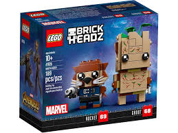 The avengers took the world by storm! Lego Brickheadz Products Groot Rocket 41626 Kids Time