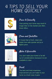 4 Tips To Sell Your Home Quickly Home Selling Tips Real Estate Marketing Things To Sell