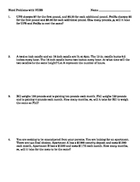 Click the printer icon in toolbar below. Word Problem Multi Step Equation Worksheets Teaching Resources Tpt