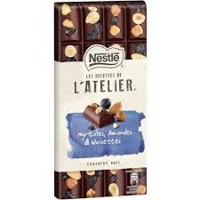 Nestle Les Recettes De L Atelier Myrtilles Amandes Noisettes Chocolat Noir 195g Lot De 10 Achat Vente Barres Chocolatees Nestle Les Recettes De L Ateli Cdiscount