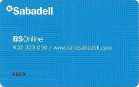 Bank Card B Sabadell Bs Online Banco De Sabadell Spain Col Es Gm 0143 01