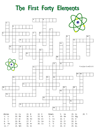 Each crossword has a printable pdf and printable answer key. Printable Crossword The Elements Puzzles To Print Teaching Chemistry Chemistry Lessons Chemistry Classroom
