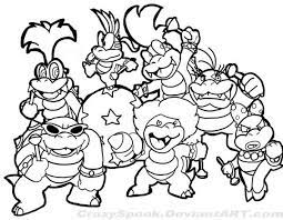 Super paper mario coloring pages. Super Mario Koopaling Tzkeu Coloring Pages For Kids Super Mario Coloring Pages Mario Coloring Pages Cartoon Coloring Pages