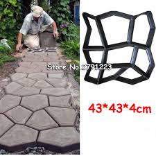 42 easy diy pavement molds for backyard design. Garden Path Maker Mold Walk Pavement Concrete Mould Diy Manually Paving Cement Brick Stone Road Concrete Molds Pathmate Moulds Mould Mould Mould Moldmoulds Concrete Aliexpress