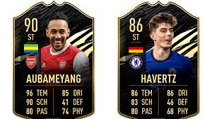 Consider changing the search query. Fifa 21 Team Of The Week Das Totw 32 Mit Aubameyang Havertz Und Co Goal Com