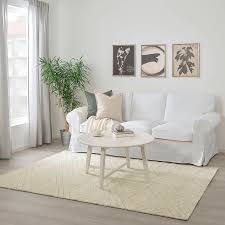Marstrup Vloerkleed Laagpolig Beige 160x230 Cm Ikea In 2020 Ikea Teppich Teppich Ikea