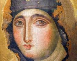 French Antique Large Statue Saint Anthony of Padua to the Child Jesus  Polychrome Plaster Chalkware