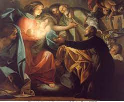 Arde il nostro cuore mentre ci parli. San Gaetano E Gesu Bambino Regina Del Rosario