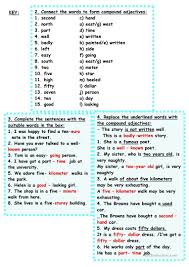 Compound Adjectives Worksheet Free Esl Printable Worksheets Made By Teachers Adjectives Adjectives Elementary Teaching Adjectives
