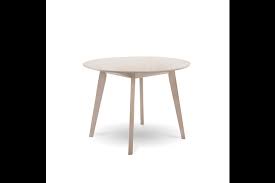 Complete your living room today. Round Dining Table 100cm Solid Wood Modern Scandinavian 4 Seater White Washed Matt Blatt