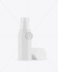 Download Matte Lip Balm Tube Mockup In Tube Mockups On Yellow Images Object Mockups PSD Mockup Templates
