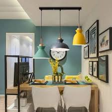 Ver más ideas sobre lamparas para sala comedor, lamparas para sala, lámparas. Juego De 3 Lamparas De Mesa De Comedor Macaroon Colorido Led Lampa Iluminacion De La Sala De Comedor Decoracion De Interiores Living Diseno De Interiores Salas