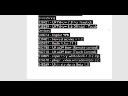 Firedl Codes October List