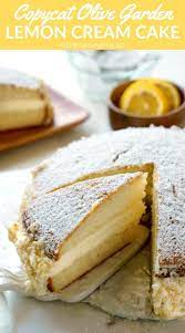 Maybe you would like to learn more about one of these? Copycat Olive Garden Lemon Cream Cake Food Folks And Fun