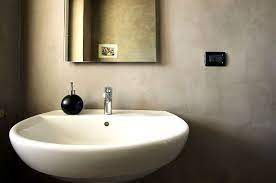 Parete In Resina Effetto Cemento Seta Parete Arredamento Bagno Arredo Interni Cucina