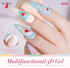 ‫جل الهلام ثلاثية الأبعاد - الكورية الأظافر والأظافر الزجاجية الاتجاه | شركة  Missgel UV Gel Divel Manufaction‬‎