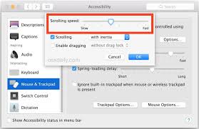 How To Change Scrolling Speed Of Mouse Or Trackpad In Mac Os X Trackpad Mac Osx