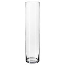 Cylinder Vase Klarglas 68 Cm Ikea Deutschland Hohe Glasvasen Bodenvasen Zylinder Vase