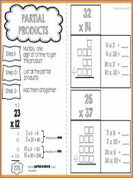 Partial Products Worksheets Free Product Multiplication Printable Interactive Math Journals Math Journals Partial Product Multiplication