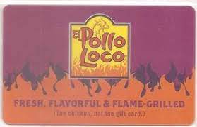 The el pollo loco promo codes currently available end when el pollo loco set the coupon expiration date. Gift Card El Pollo Loco Restaurants United States Of America El Pollo Loco Col Us R Elpollo 003