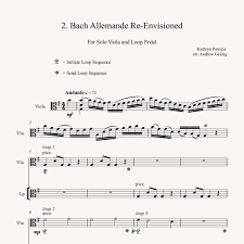 Selah for Solo Viola and Loop Pedal Sheet Music (Digital Copy)