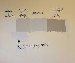 They are both amazing gray paint colors that are suitable for almost any home. Sherwin Williams Passive Gray Repose Gray Passive Sherwin Williams Mindful Gray