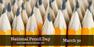 National Pencil Day March 30 Pencil National Doctors Day National Day Calendar