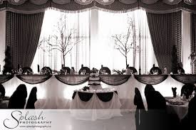Black And White Wedding Decor Images Good Concept For A Wedding Head Table Esp Like The Ruched Black Dra White Wedding Decorations Red And White Wedding Decorations Black And White Wedding Theme