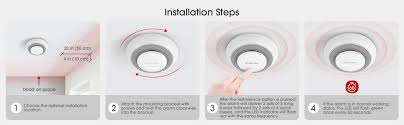 During a fire situation most fumes will rise upwards where the detector is. X Sense 10 Year Battery Combination Smoke And Carbon Monoxide Alarm With Large Silence Button Xp01 Amazon Com