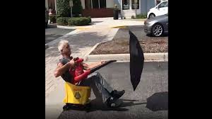 The smart handle minimizes tiring vibration and can be angled on most of our backpack blowers. Florida Man Speeds About In Leaf Blower Powered Vehicle Video Abc News