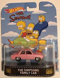 Hot Wheels The Simpsons Family Car Pink Homer Mattel Diecast Real Riders New Oop Click Image To Buy Hot Wheels Toys Hot Wheels Case Mattel Hot Wheels