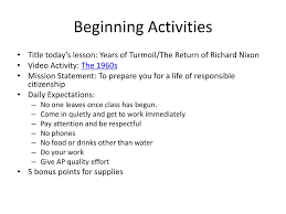 Ppt - Beginning Activities Powerpoint Presentation, Free Download -  Id:2479126