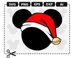 Download Pin By Deborah Bieber On Gluten Free Santa Hat Svg Svg Disney Disney Christmas