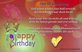 Verse Reime Gedichte Von Sabsel Zum 60 Geburtstag Steemit