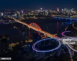 Image of Caiyuanba Yangtze River Bridge Pictures
