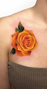 Beautiful Yellow Rose Tattoo C Tattoo Artist Antonina Troshina Yellow Rose Tattoos Yellow Flower Tattoos Rose Tattoo Design