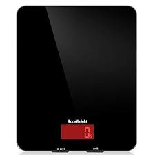 Accuweight Bilancia Digitale Da Cucina Bilance Alimenti Elettronica Con Display Lcd Per Pesa Cibo 5 Kg 11 Lb Kuchenwaage Sicherheitsglas Handyhalterung Auto