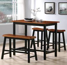 The counter height kitchen tables are important for your small family. Crown Mark Tyler 4 Piece Counter Height Table Set With Chairs And Bench Wayside Furniture Table Chair Set With Bench