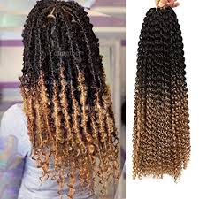 You will be able to install most crochet styles within 3 hours or less. Buy 7 Packs Passion Twist Hair For Butterfly Locs Crochet Hair 18 Inch Water Wave Passion Twist Crochet Hair Synthetic Long Bohemian Ombre Braiding Hair Gifts For Women 18 7pcs T1b27 Online In South