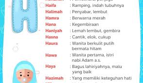 Arti nama dan doa : Nama Anak Lelaki Bermula Huruf H 5 Kesilapan Memilih Nama Untuk Bayi Jangan Sekadar Ikut Trend Memberi Nama Anak Lelaki Yang Indah Lagi Baik Seiring Dengan Harapan Ibu Bapa Pada