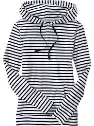 Black And White Striped Hoodie Women S Lightweight For Spring Fall Layering Old Navy Women S Striped Hooded Pullovers Fashion Clothes Style