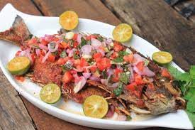 Ikan Baronang Bakar Bumbu Rica Rica Sambal Dabu Dabu Grilled Rabbit Fish With Spicy Rica Rica Dabu Dabu Salsa Spicy Recipes Grilled Beef Ribs Spicy Sauce Recipe