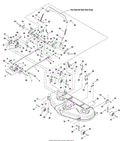 Push drive belt tension rod back into place. Murray 107 250070 2691088 00 Ctx9500 Craftsman 30hp 54 Mower Deck 2012 Parts Diagrams