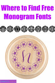 Free Monogram Fonts For Cricut Design Space